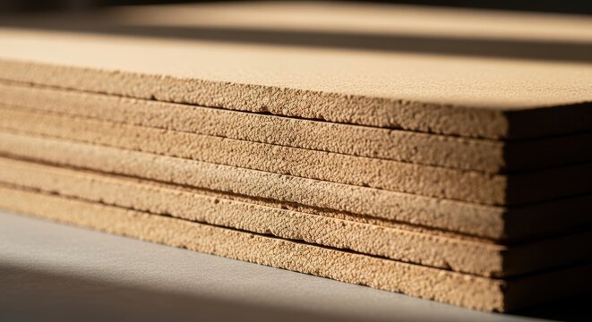 Stack of rectangular firebricks or refractory ceramic plates for high temperature industrial furnace lining