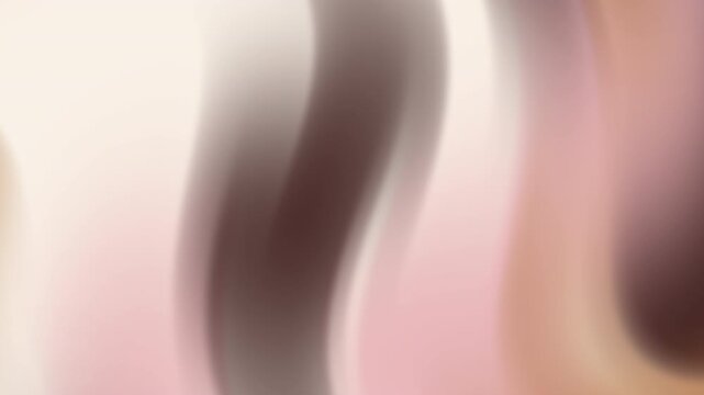 Abstract gradient gold background with smooth wavy lines in pink, brown, and beige hues