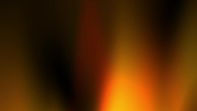 Light leak film burn overlay with orange glow bokeh and soft blurred light on black background