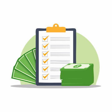 Checklist with Money