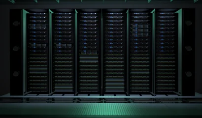 Server racks in server room data center. © Mike Mareen
