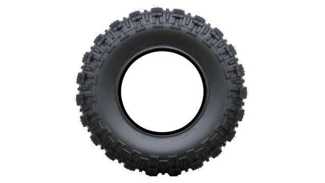 Off-road tire with aggressive tread pattern