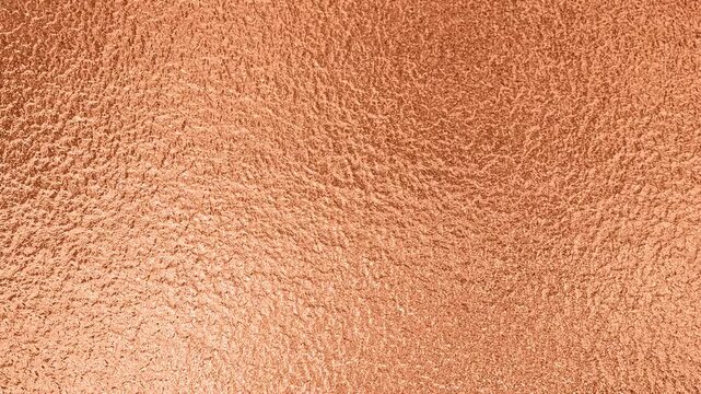 grainy copper foil texture luxury gradient bronze color plain background 4k video
