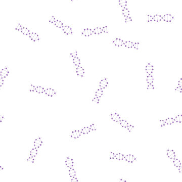 pattern helix dna spiral cartoon. genome nucleotides, replication chromosomes, sequence mutation helix dna spiral sign. seamless symbol vector illustration
