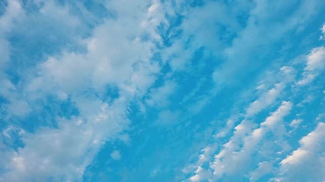 The white cloud in the blue sky