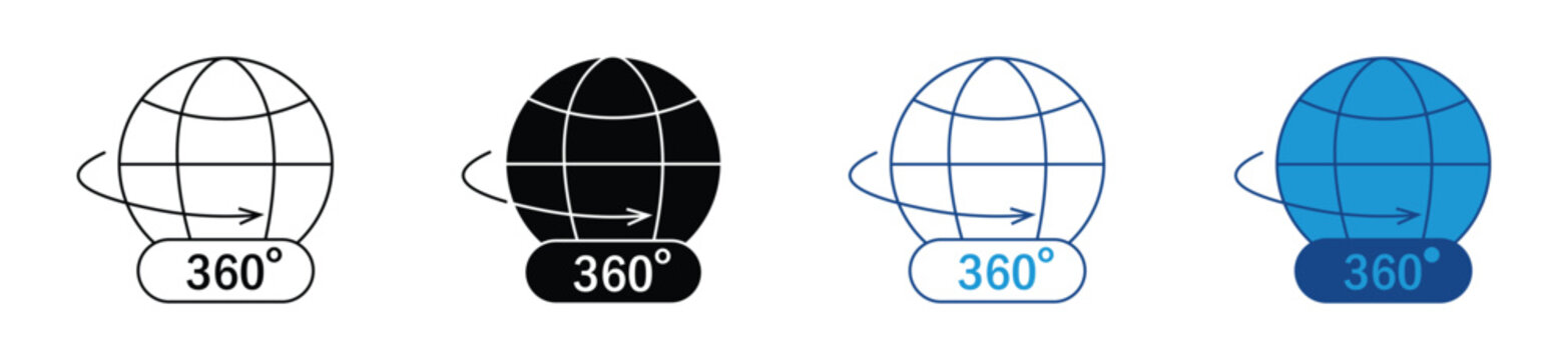 Tour virtual icon set , vector illustration.