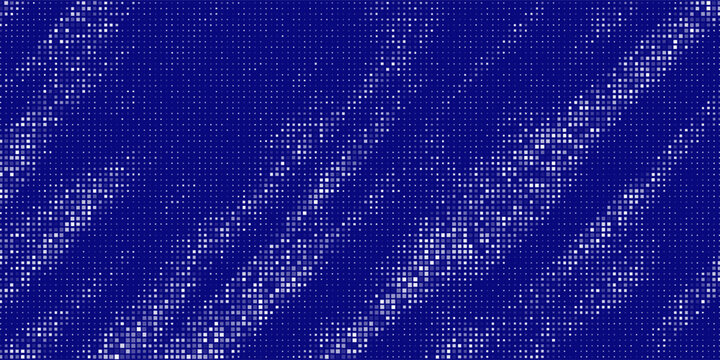 Rich Blue Data Inspired Pixel Pattern stylish background