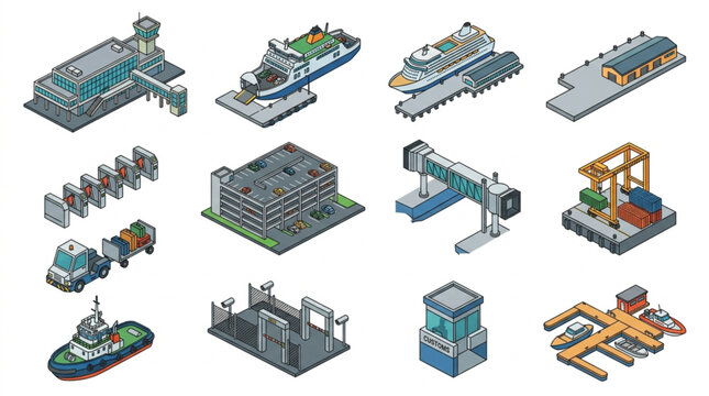 Industrial Infrastructure Concept Models.