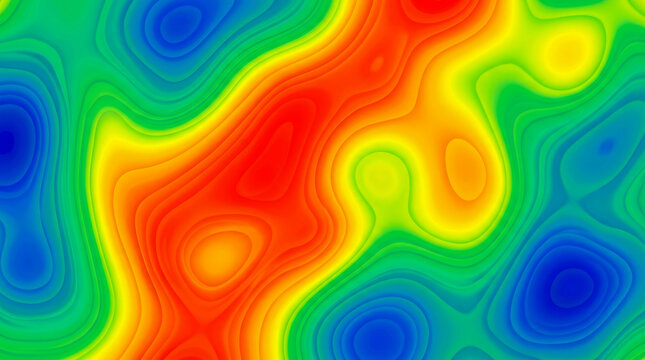 Heatmap abstract gradient pattern heat color data visualization wave heatmap abstract. colourful map science spectrum. heat temperature technology, gradient thermal abstract, digital background