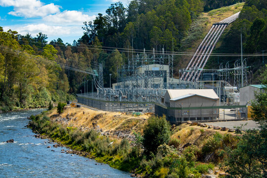 Tungatinah Power Station in Tasmania - Australia