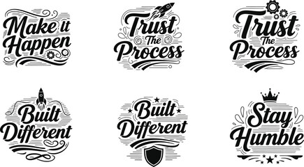 Obraz premium Inspirational typography and motivational quotes