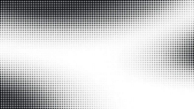 Abstract halftone dot scatter pattern with varying density for creative backgrounds