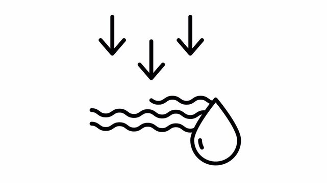 liquid absorption animation
