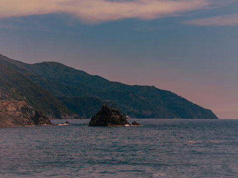  Liberian Coast Rugged Cliffs And Jagged Island