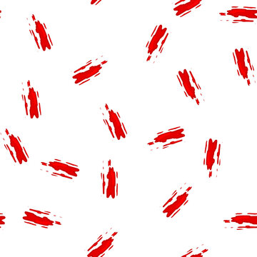 pattern stain blood splatter cartoon. red texture, ink halloween, horror paint stain blood splatter sign. seamless symbol vector illustration