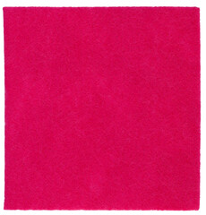 Fototapeta premium red felt nonwoven fabric cut out