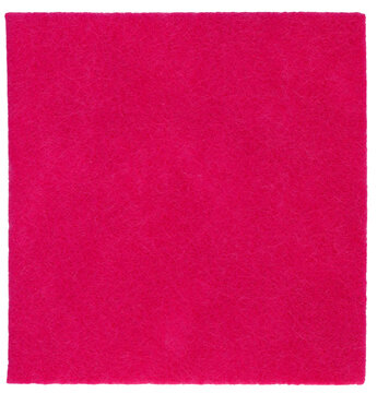 red felt nonwoven fabric cut out