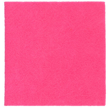 pink felt nonwoven fabric cut out