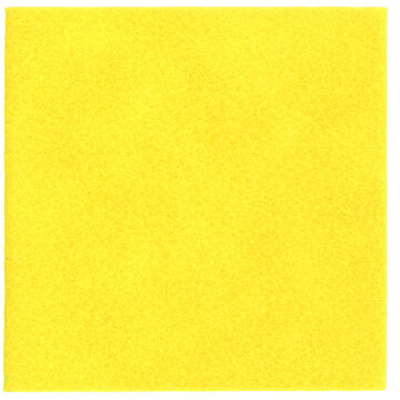 fluo yellow felt nonwoven fabric cut out