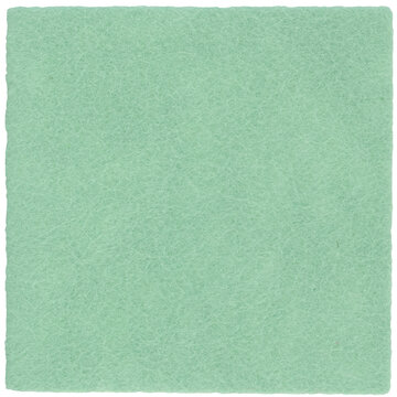 teal felt nonwoven fabric cut out