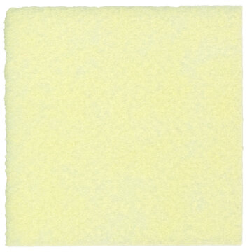 light yellow felt nonwoven fabric cut out