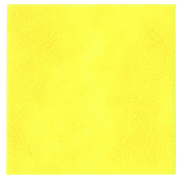 fluo yellow felt nonwoven fabric cut out