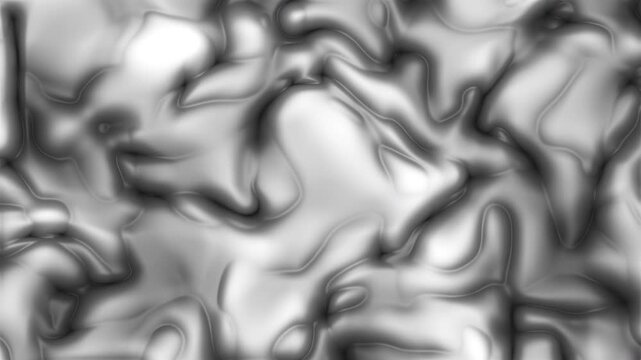 Abstract liquid grey metallic swirls monochrome texture design suitable for backgrounds, digital art, graphic design, wallpaper, print projects, and more.
