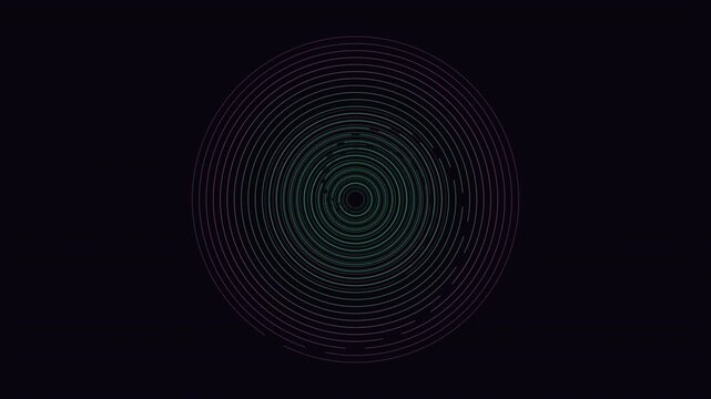 Hypnotic seamless loop of a glowing green labyrinth sacred-geometry pattern breathing in radial symmetry with deep cinematic detail. Ideal for screen saver, yoga studio. 4K UHD.