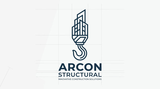 Arcon Structural Engineering Logo Design.