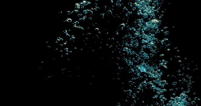 Experience vibrant motion capture showcasing colorful air bubbles in water, generating stunning visual effects and mesmerizing motion graphics that deeply engage and leave a lasting impression