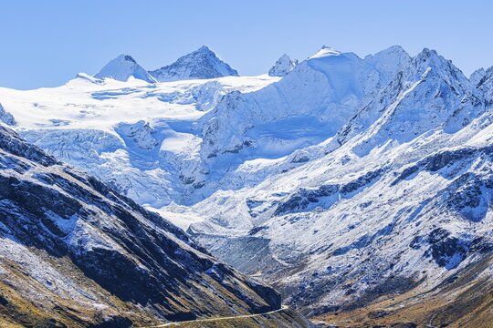 Moiry Glacier, near Grimentz, Val d'Anniviers, Valais Alps, Canton Valais, Switzerland