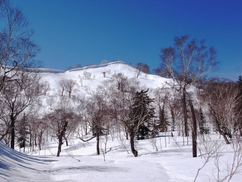Winter hike at Mt.Bihinai