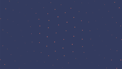 Fototapeta premium Dark navy blue background featuring subtle warm orange dots in random distribution for professional displays