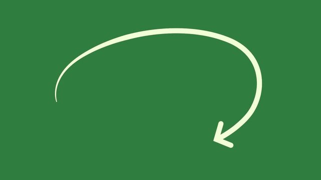 green screen arrow outline man ' s head circle pointing up in middle animated chromakey design scene style cartoonish composition
