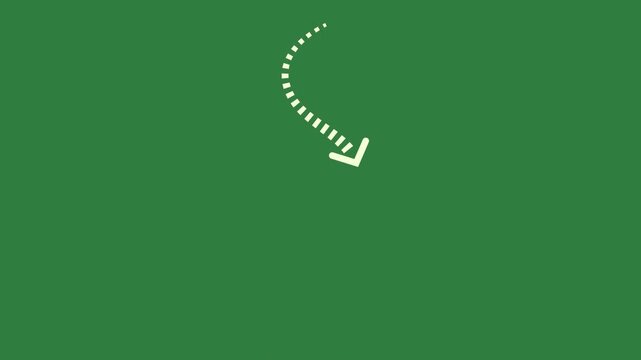 green screen arrow image letter s animated chromakey movement colorful emotion layers design figure creative scene style