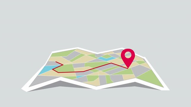 Route Animation to Destination on Map