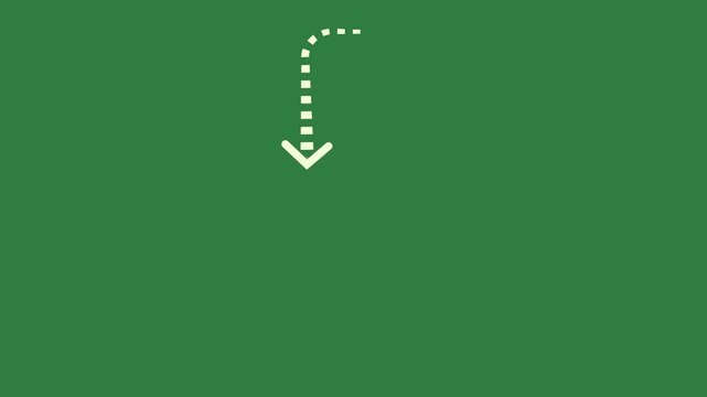  green screen image text, ' i m arrow animated chromakey scene emotion cartoonish illustration elements motion figure design