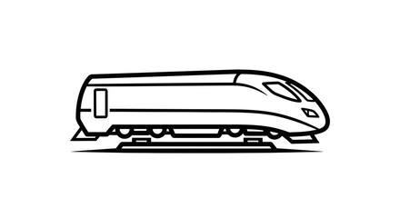 A sleek bullet train © Freelancer