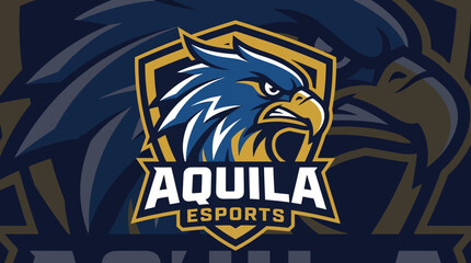 Fototapeta premium Aquila Esports Gaming Team Logo.
