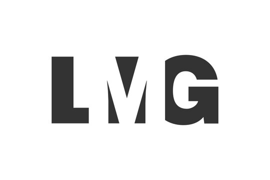 LMG logo design. Initial letter L M G bold font style for tech startups, consulting, corporate branding. Creative company name, headlines typography identity, trendy logotype.