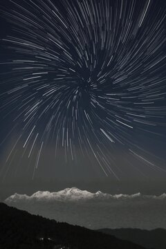 startail above kanchenjunga