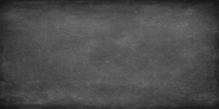 A weathered blackboard, textured with chalk dust and faint scratch marks, offers a blank canvas for learning and creativity.