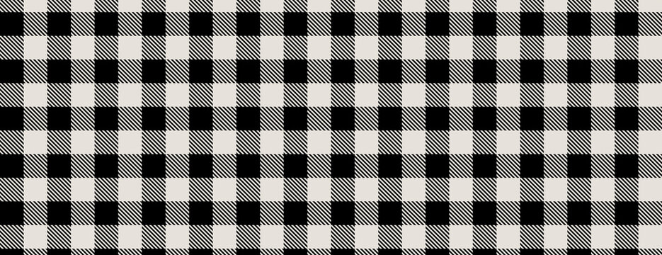 Classic black white checkered pattern background