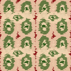 Fototapeta premium Abstract Tribal Pattern on Beige Background