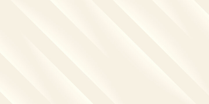 Cream beige diagonal line background. Oblique gradient stripe texture. Modern smooth wallpaper template for banner, presentation, flyer, poster, brochure, magazine. Vector sleek lines tech backdrop