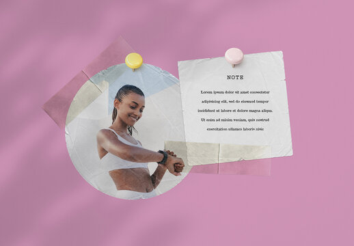 Scrapbook Moodboard Mockup