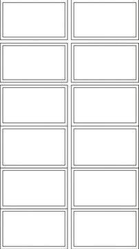 Manga page layout with vertical webtoon layout