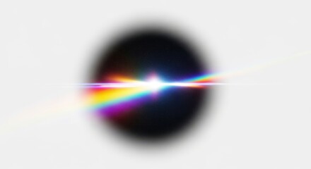 Fototapeta premium Light, Lens, Flare, Rainbow Effect, Photography