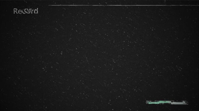 Retro VHS Security Camera Overlay with Scanline and Noise Texture