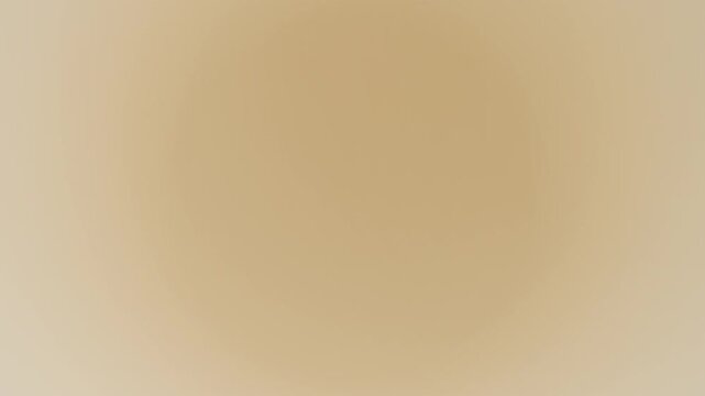 Abstract soft light beige and warm tan blurred radial gradient background template in horizontal orientation